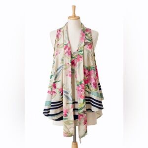 Elizabeth and James Floral Silk Dress (Size M)
